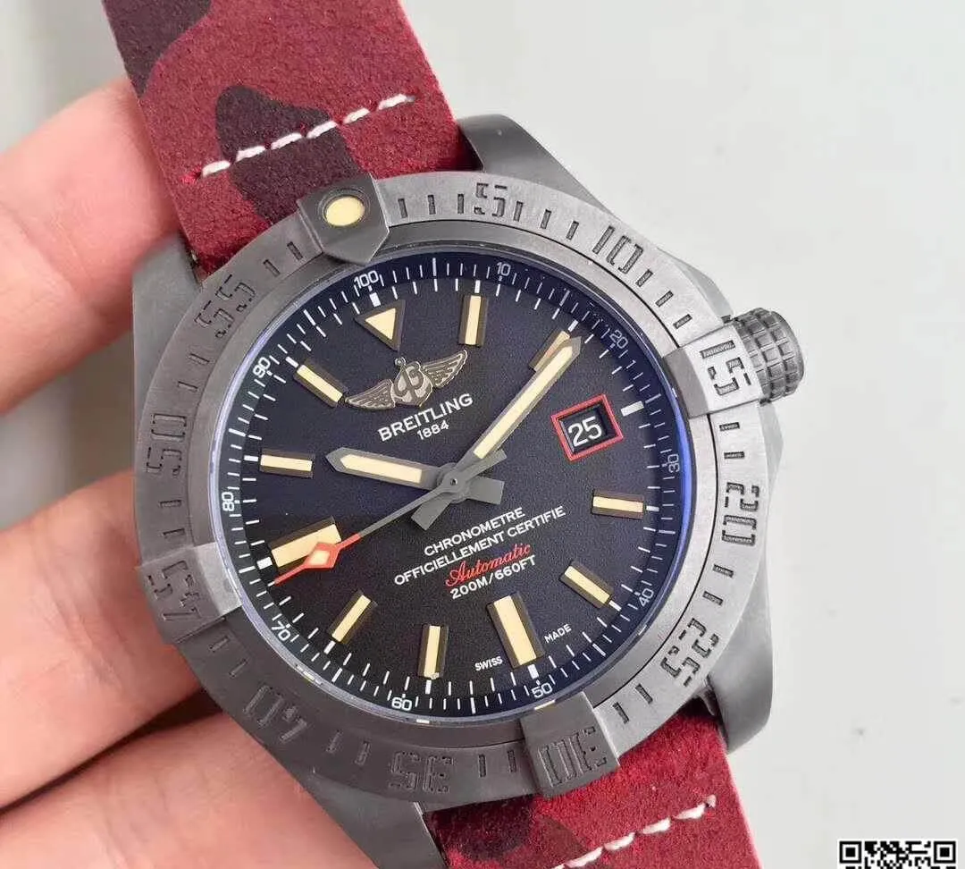 Breitling Avenger V1731110.BD74.109W.M20BASA.1 GF Factory 1:1 Best Edition Replica Watch Swiss ETA2824-2 Brown Strap